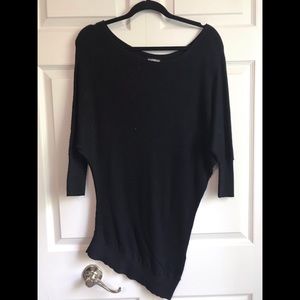 EXPRESS Off the Shoulder Asymmetrical Sweater